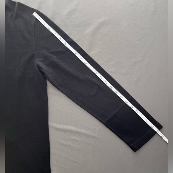 Men’s long sleeves polo style shirt. Cotton Black. Korean brand Romantic Pirates - Picture 8 of 8